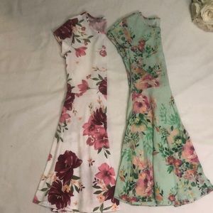 The childrens place 2 floral dresses size girls XL